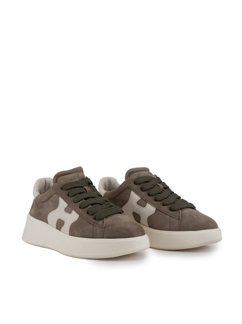 Sneakers Rebel in pelle scamosciata marrone HOGAN | HXW5620DN61 PK60GAA